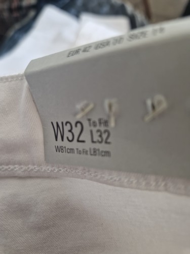 Leigh white jeans - leigh, w32