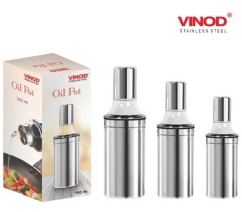 Stainless steel oil dispenser - stainless,