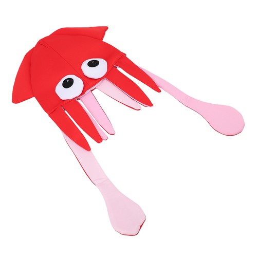 Red squid octopus - octopus, funny