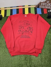vintage 80s fruit of the loom usa sweatshirt XL red historical graphic legacy