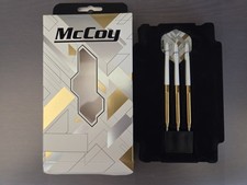 McCoy Sabergrip Gold Steel Tip Darts 18 Grams 90% Tungsten