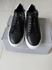 TED BAKER  Lory Womens Trainers in Black & White, UK Size 5 Brand New in the Box