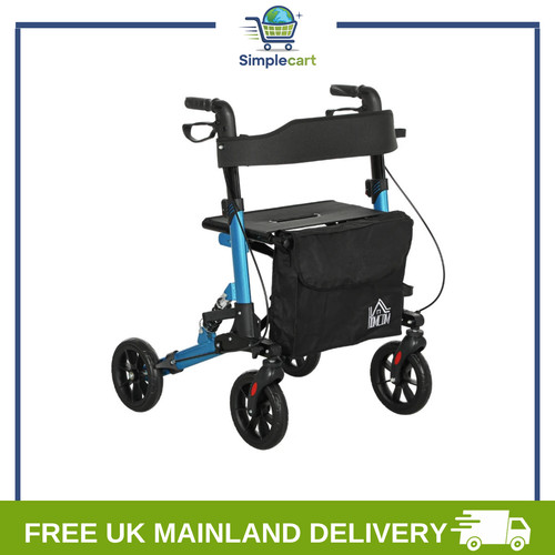 Folding rollator walker - walker, with