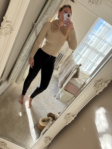 Zara knitted jumper with fur - zara,
