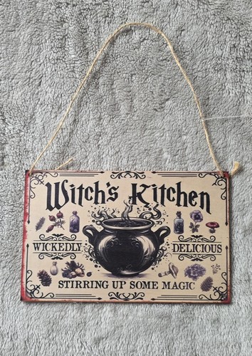 Kitchen witch funny wooden - witch,