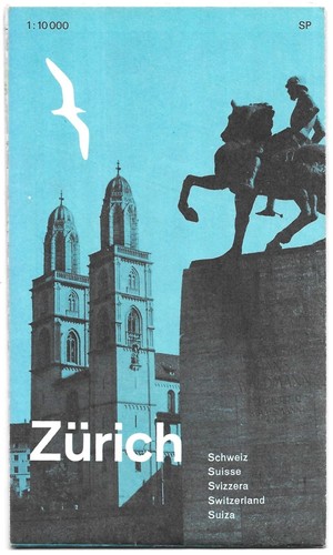 Vintage zurich switzerland map - vintage,
