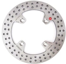 Braking rear brake disc for