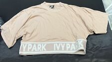 Cropped Ivy Park T Shirt Size Small pink 