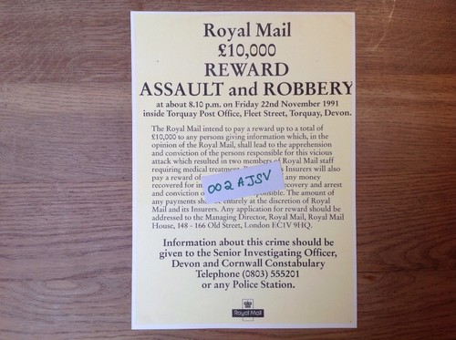 Post office wanted poster - office,
