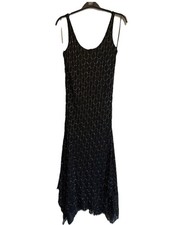 HOBBS Black beaded dress
