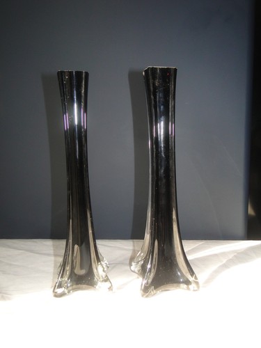 Vintage pair murano black - vintage,