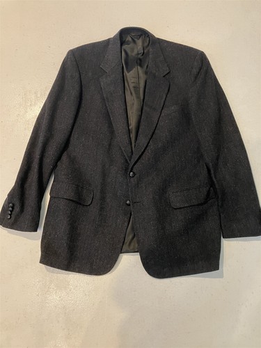 Vtg mens 48l gray lambswool - mens,