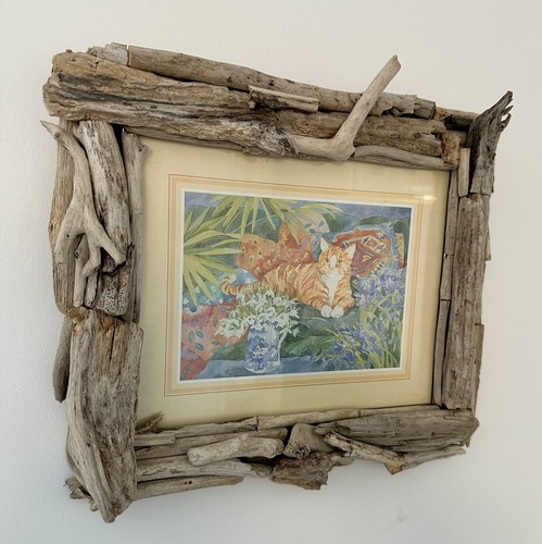 Picture photo frame cat - frame,