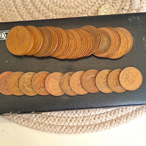 British penny halfpenny - penny,