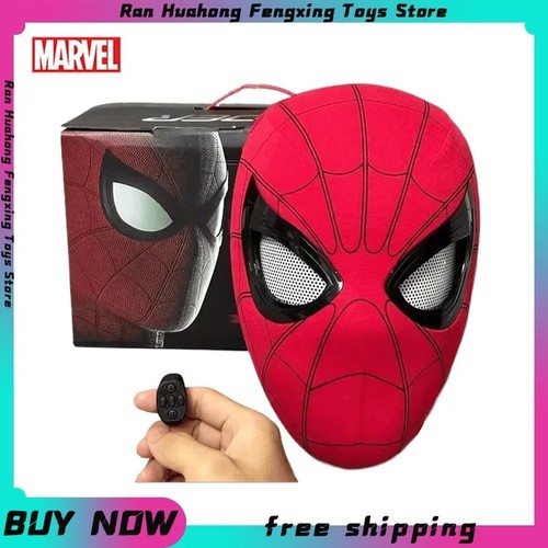 Spiderman mask with blinking - with,