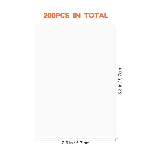 200 pcs laminating film - 200,