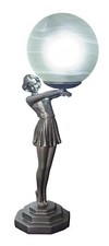 TABLE LAMP ART DECO 48CM LADY