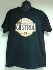 Mens Castrol R Wakefield Black T-Shirt Available in 7 Sizes