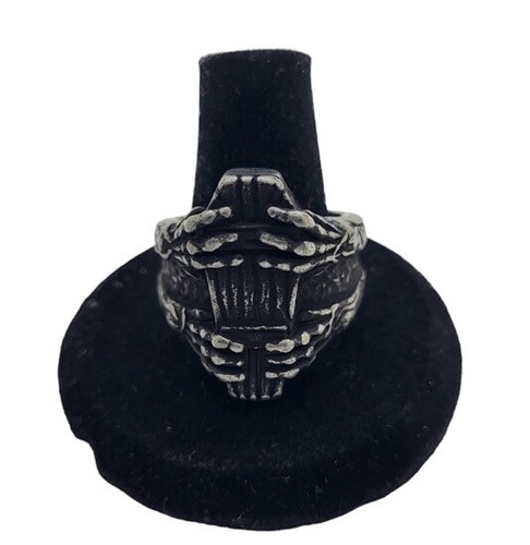 Coffin ring matt stainless - coffin,