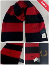 FRED PERRY WOOL STRIPED  SCARF