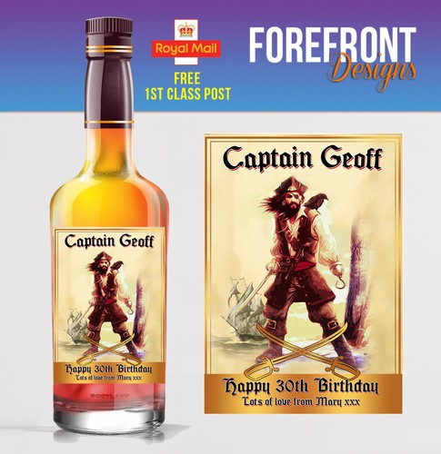 Personalised spiced rum - personalised,