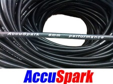 8mm Black Silicone Genuine AccuSpark  Ignition HT lead , wire. 1  Meter 