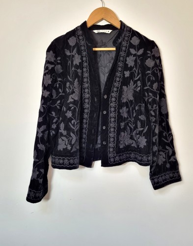 Zara embroidered jacket size - embroidered,