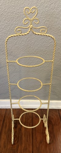 Vintage tier metal teacup - 4,
