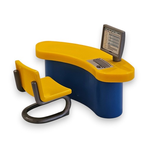 Playmobil house desk computer - house,