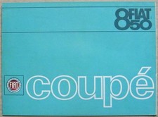 FIAT 850 COUPE Car Sales Brochure 1965 #2257