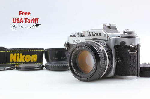 Mint nikon fm3a silver - nikon,