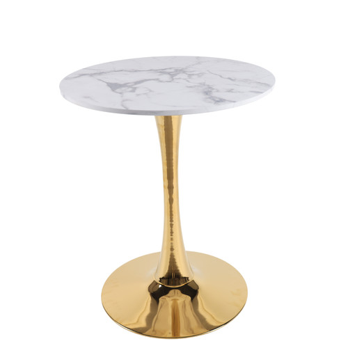 62in white marble - marble, golden