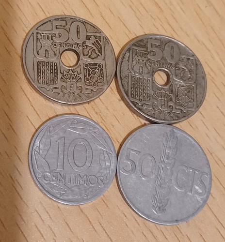Spain cèntimos coins - spain,