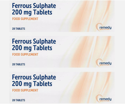 Ferrous sulphate 200mg tablets - sulphate,