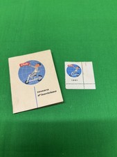 Orig. 1960"s Italian "LAMBRETTA CLUB " Membership Card + 1961 Stamp ULMA /SUPER