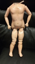 ANTIQUE COMPOSITION DOLL BODY APPROX 18.5 INCHES.