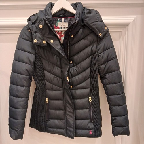 Joules navy padded hooded