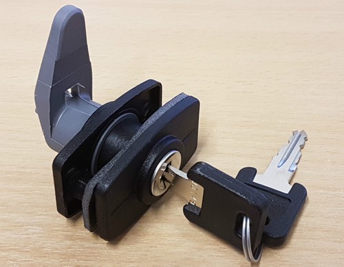 Caravan gas locker - locker, lock