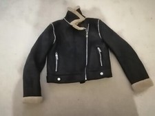 Primark Aviator Cropped Jacket Size 8 Pls read
