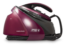 Morphy Richards Steam Generator Iron Speed Pro IntelliTemp Black & Pink, 332102