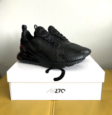 🔥Brand New Nike Air Max 270 Trainers Triple Black Stealth UK 10 US 11 RRP £145