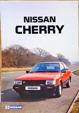 Nissan Cherry (N12) inc. GTi & Turbo Brochure 1984