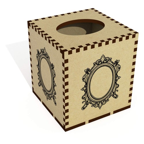 Gothic mirror square tissue - mirror',
