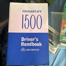 WOLSELEY 1500 SALOON ORIGINAL 1963 OWNERS INSTRUCTION & MAINTENANCE HANDBOOK