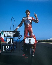 Carl Fogarty hand signed 10x8 photo Ducati world superbikes foggy .