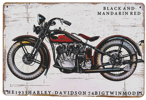 Harley 1933 big - 1933, tin