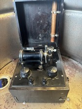 Vintage Electro-therapy Machine Bristow Coil No2753 stanley Cox  War Time Finish