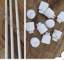 Aviary Bird 20 x 80cm Length PLASTIC PERCH 10mm for CAGE FRONT/AVIARY FINCHES