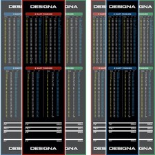 Designa Darts, Non Slip Carpet Darts Mat, Checkout Design - Multiple Colour/Size