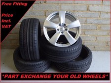 Genuine 18" Mercedes E Class A/C207 5 Spoke Wheels & New Tyres